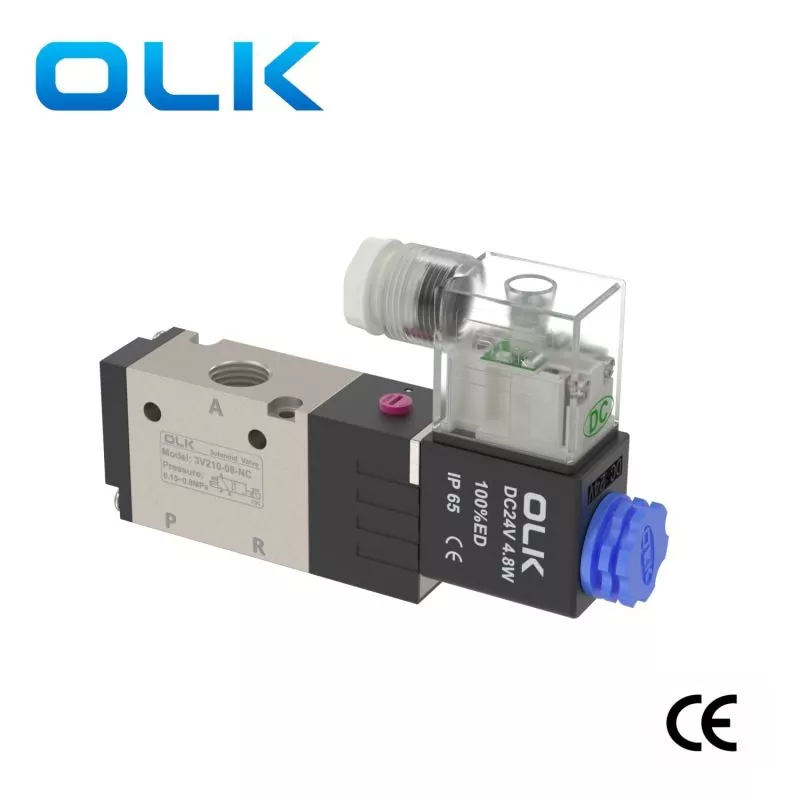 Solenoidový ventil řady 3v200, 3cestný