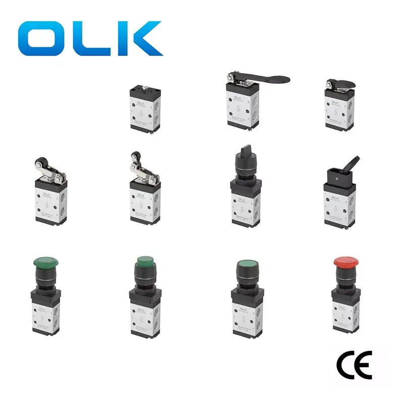 M3 řada Mechanický ovládací ventil tlačítka 3 Way
