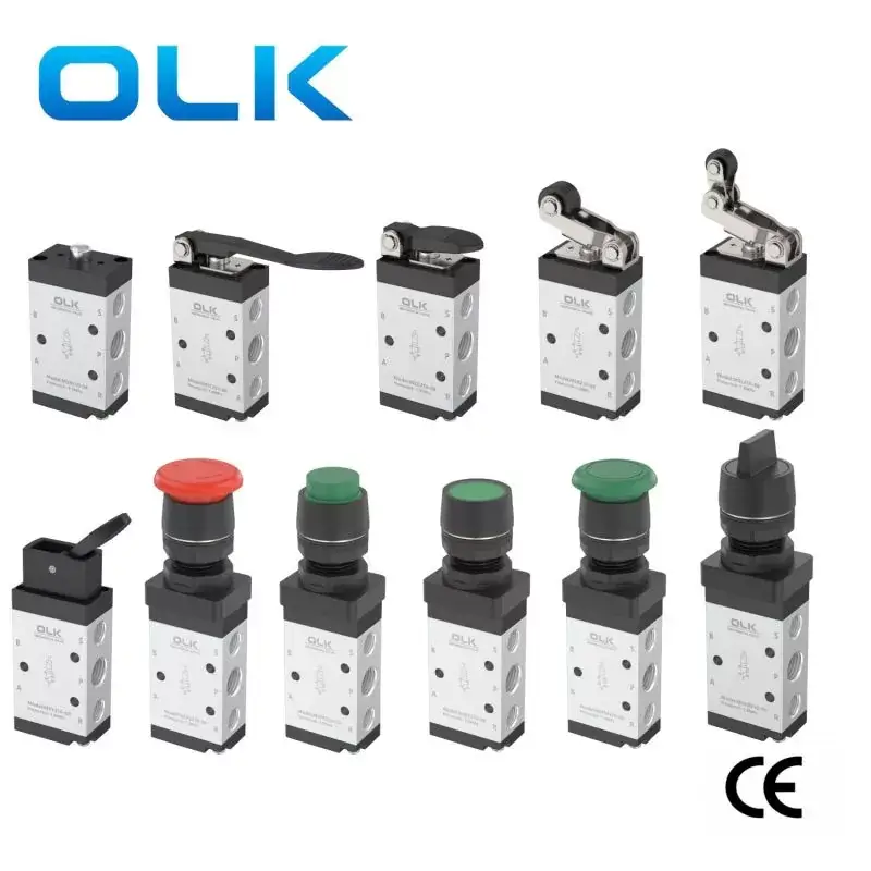 M5 řada Mechanický ovládací ventil tlačítka 5 Way